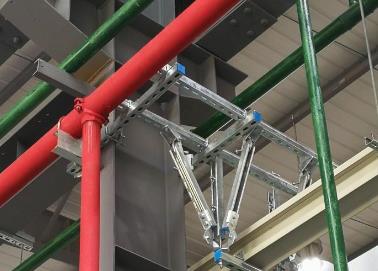 张家川该抗震支架的整体式支吊架结构协调性好